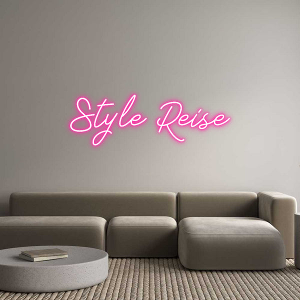 Individuelles Neon: Style Reise