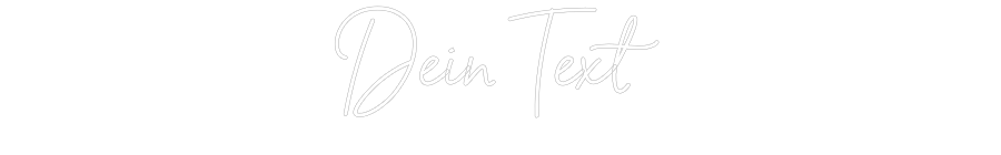 Individuelles Neon: Dein Text