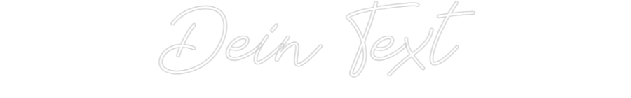 Individuelles Neon: Dein Text