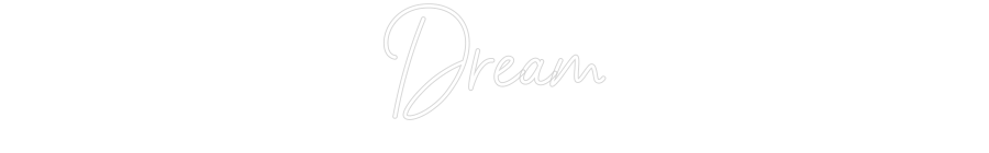 Individuelles Neon: Dream