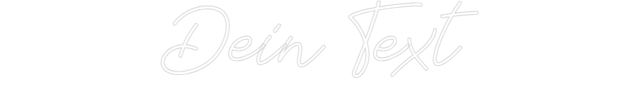 Individuelles Neon: Dein Text