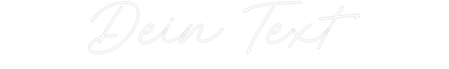 Individuelles Neon: Dein Text