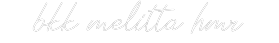 Individuelles Neon: bkk melitta hmr