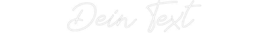 Individuelles Neon: Dein Text