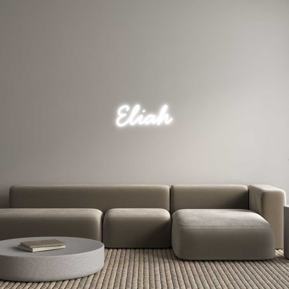 Individuelles Neon: Eliah