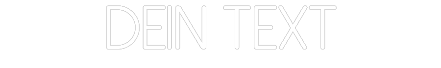 Individuelles Neon: Dein Text
