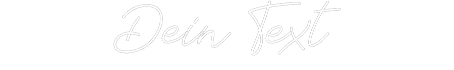 Individuelles Neon: Dein Text