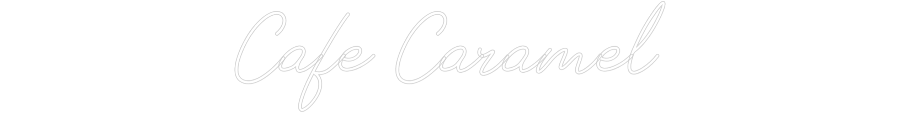 Individuelles Neon: Cafe Caramel