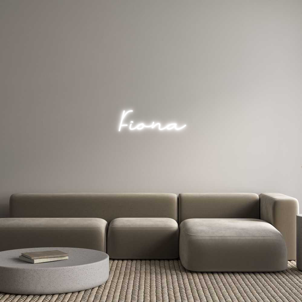 Individuelles Neon: Fiona