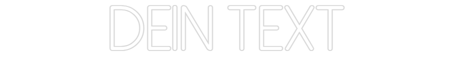 Individuelles Neon: Dein Text