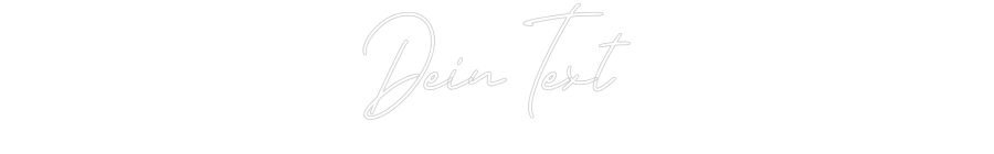 Individuelles Neon: Dein Text