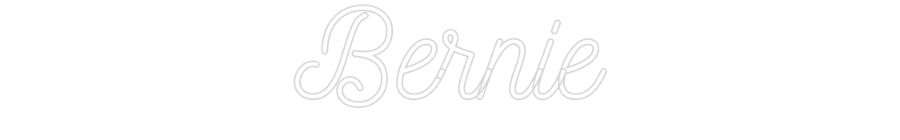 Individuelles Neon: Bernie