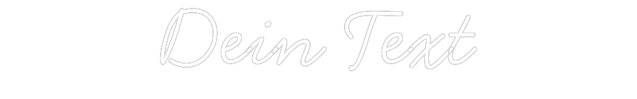 Individuelles Neon: Dein Text