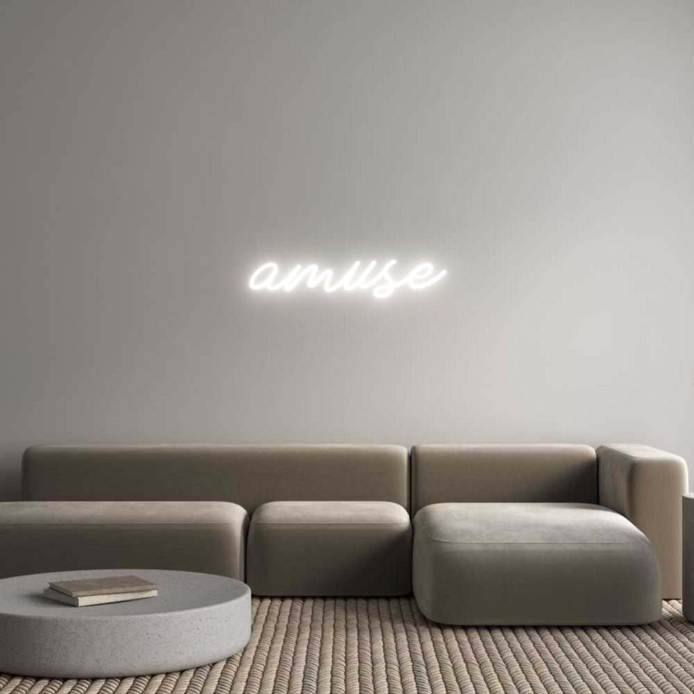 Individuelles Neon: amuse