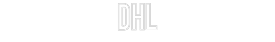 Individuelles Neon: DHL