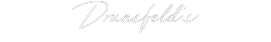 Individuelles Neon: Dransfeld's
