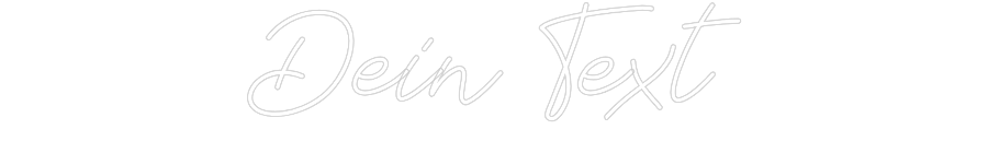 Individuelles Neon: Dein Text