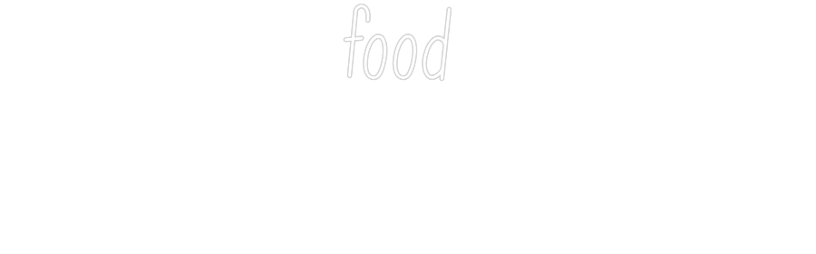 Individuelles Neon: food