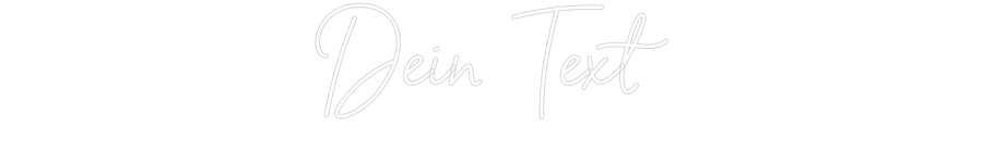 Individuelles Neon: Dein Text