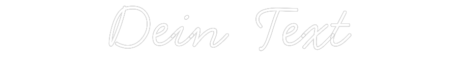 Individuelles Neon: Dein Text