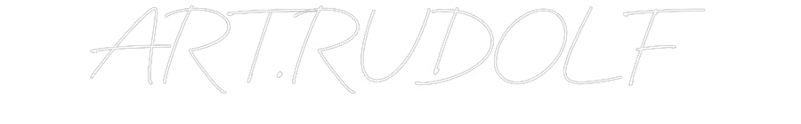 Individuelles Neon: ART.RUDOLF