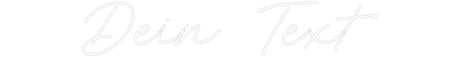 Individuelles Neon: Dein Text