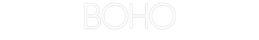 Individuelles Neon: BOHO