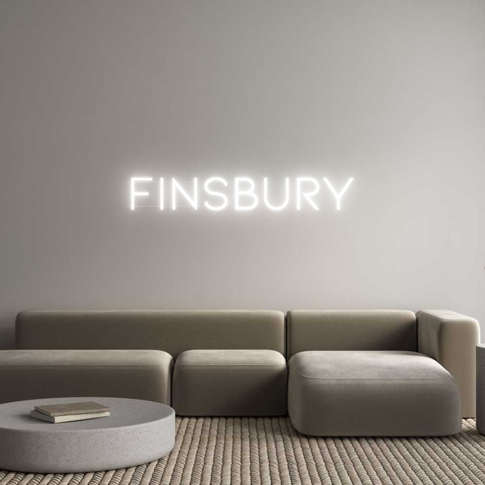 Individuelles Neon: Finsbury