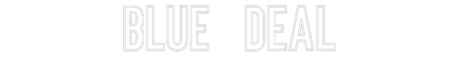 Individuelles Neon: blue deal