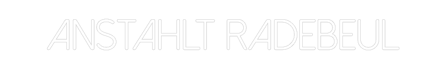 Individuelles Neon: Anstahlt Rade...