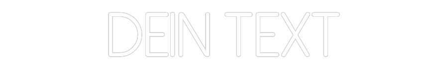 Individuelles Neon: Dein Text