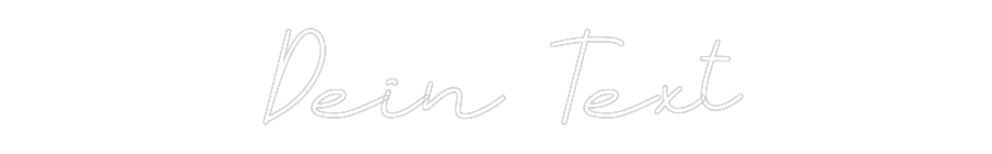 Individuelles Neon: Dein Text