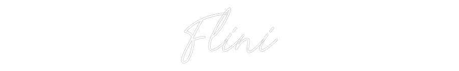 Individuelles Neon: Flini