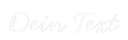 Individuelles Neon: Dein Text