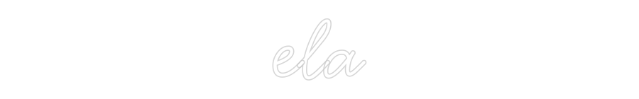 Individuelles Neon: ela