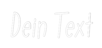 Individuelles Neon: Dein Text