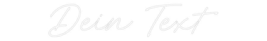 Individuelles Neon: Dein Text