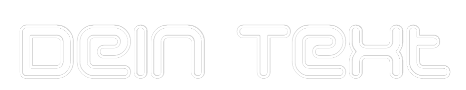 Individuelles Neon: Dein Text