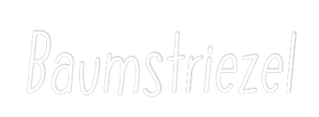 Individuelles Neon: Baumstriezel
