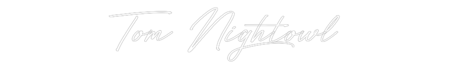 Individuelles Neon: Tom Nightowl