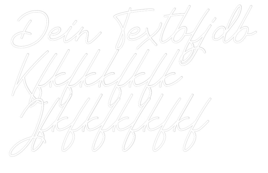 Individuelles Neon: Dein Textbfjd...