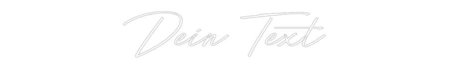 Individuelles Neon: Dein Text