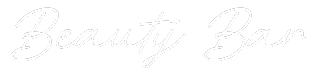 Individuelles Neon: Beauty Bar