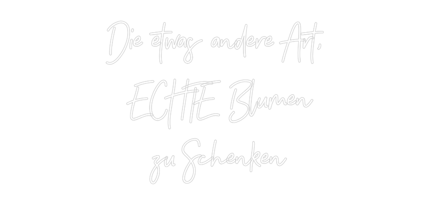 Individuelles Neon: Die etwas and...