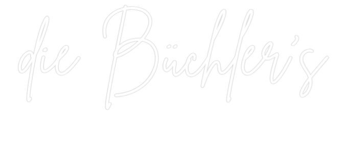 Individuelles Neon: die Büchler's