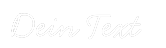 Individuelles Neon: Dein Text