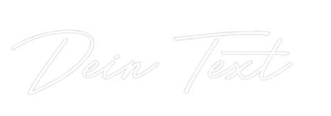 Individuelles Neon: Dein Text