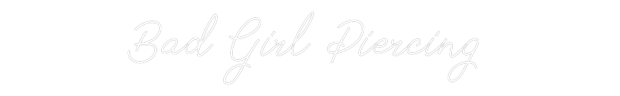 Individuelles Neon: Bad Girl Pier...