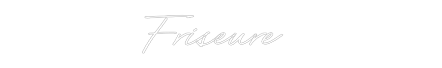Individuelles Neon: Friseure