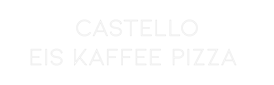 Individuelles Neon: Castello
Eis...